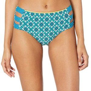 NWT COLE of California Geometric Print Full Coverage Bikini Bottoms Size Medium
